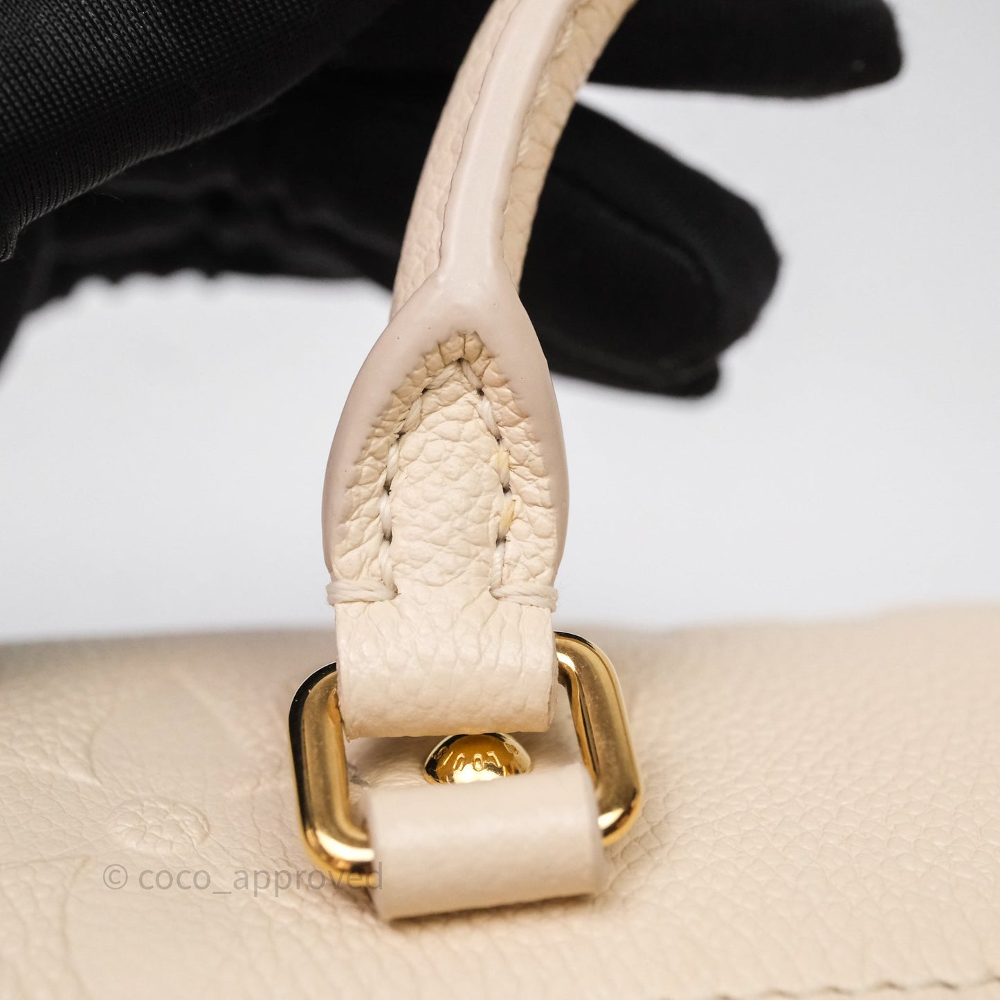 Louis Vuitton Papillon BB Empreinte Monogram Cream