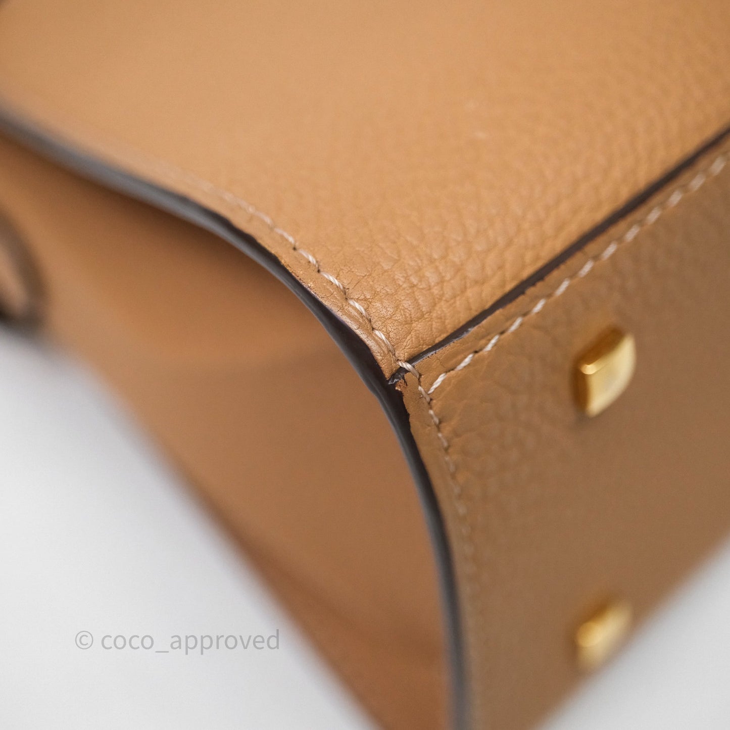 Delvaux Tempête Brown Supple Calfskin Gold Hardware