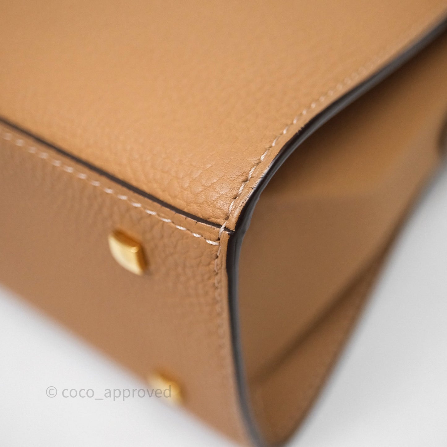 Delvaux Tempête Brown Supple Calfskin Gold Hardware