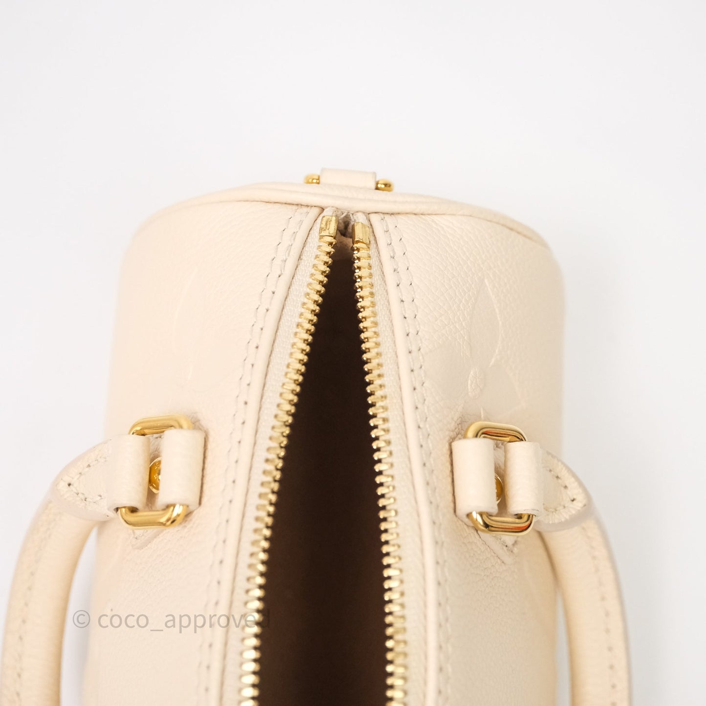 Louis Vuitton Papillon BB Empreinte Monogram Cream