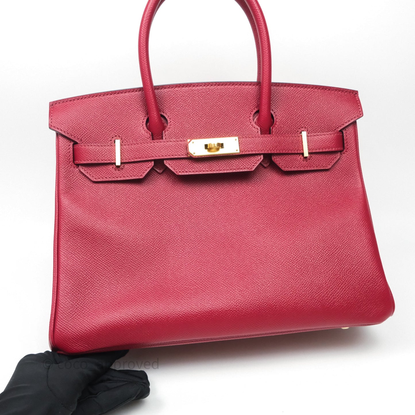 Hermès Birkin 30 Rouge Grenat Epsom Gold Hardware