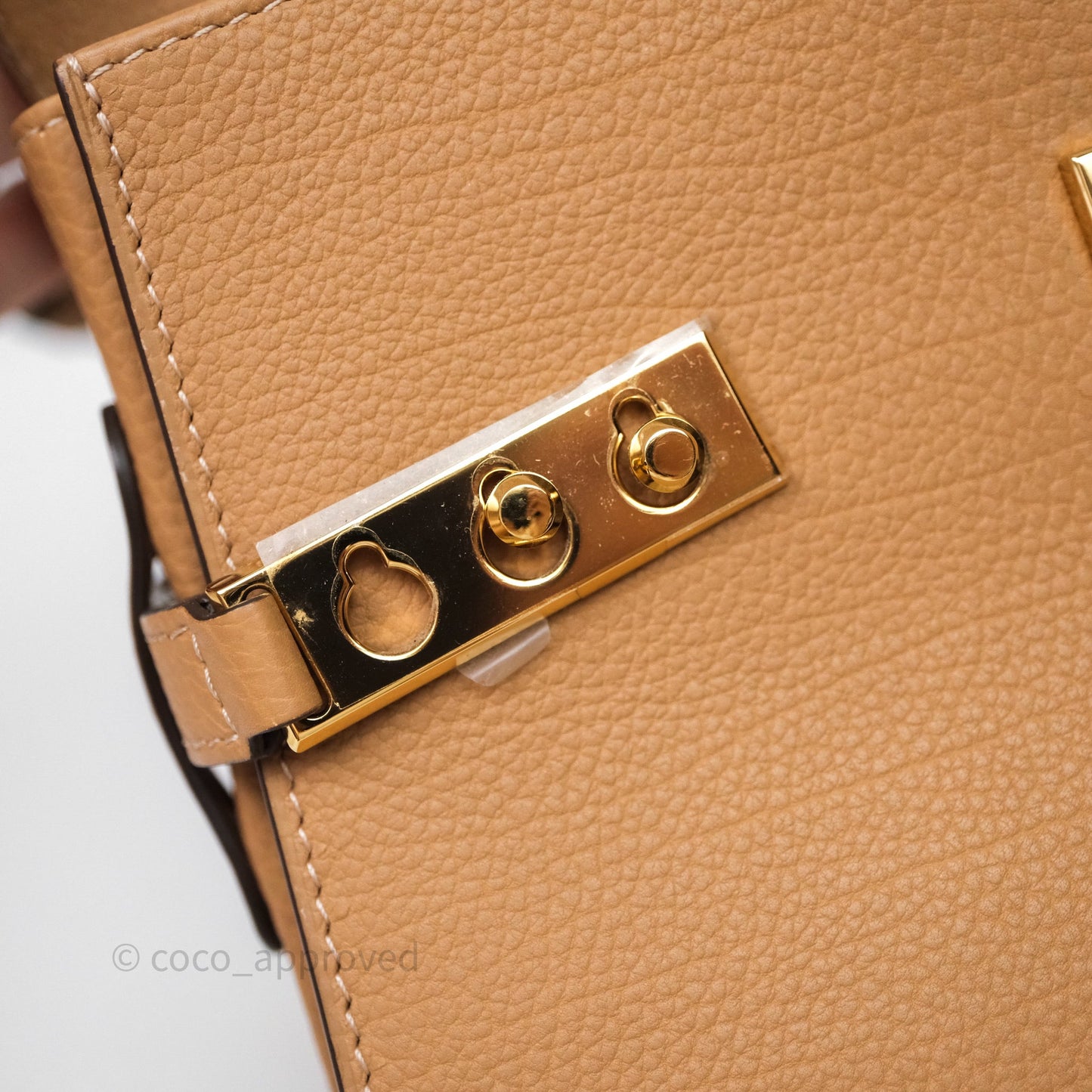 Delvaux Tempête Brown Supple Calfskin Gold Hardware