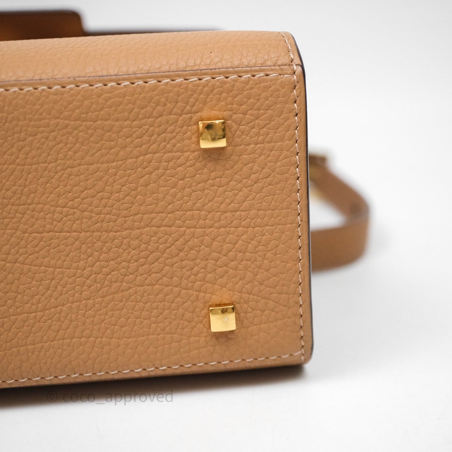 Delvaux Tempête Brown Supple Calfskin Gold Hardware