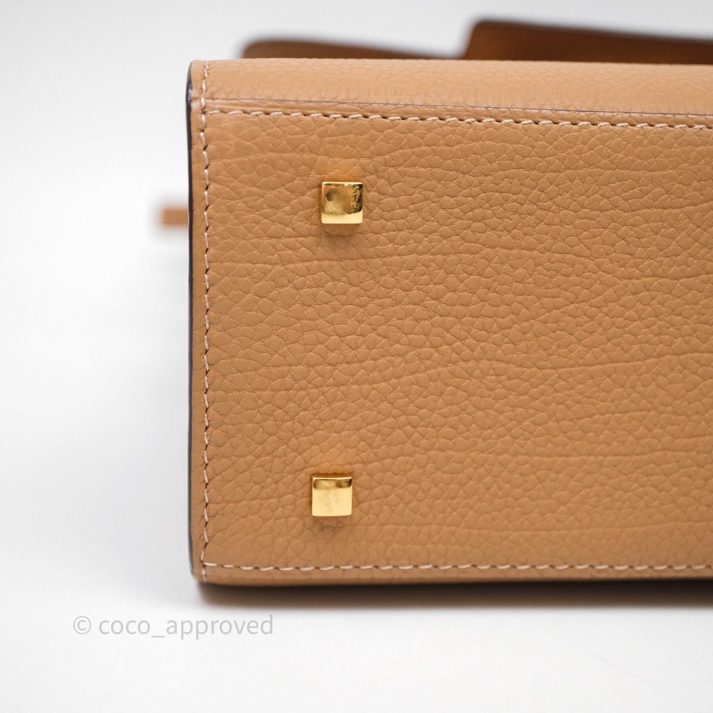 Delvaux Tempête Brown Supple Calfskin Gold Hardware
