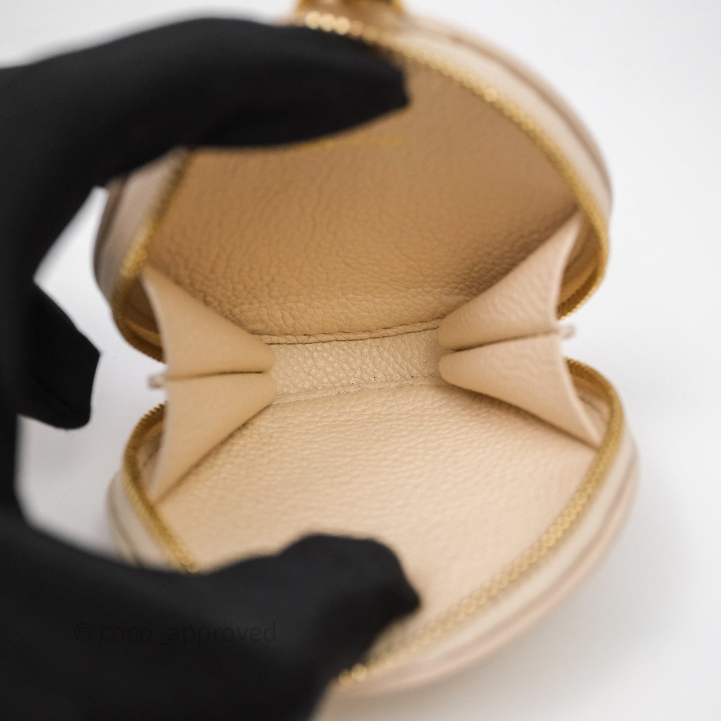 Louis Vuitton Papillon BB Empreinte Monogram Cream