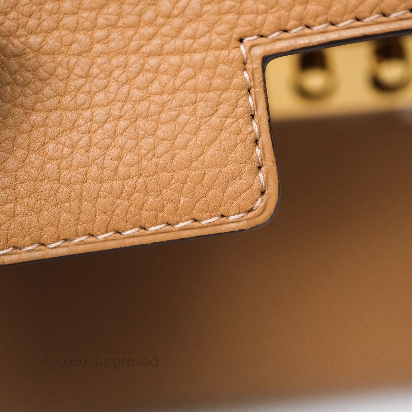 Delvaux Tempête Brown Supple Calfskin Gold Hardware
