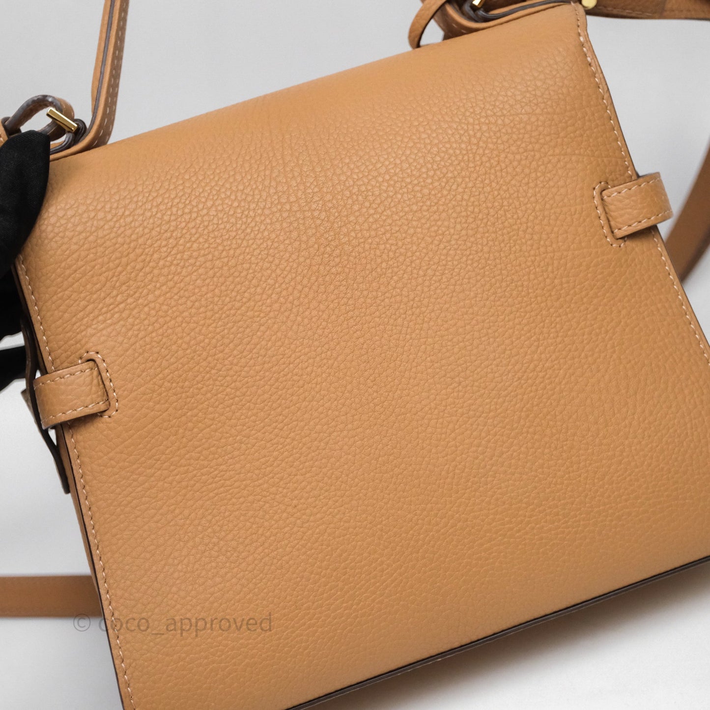 Delvaux Tempête Brown Supple Calfskin Gold Hardware