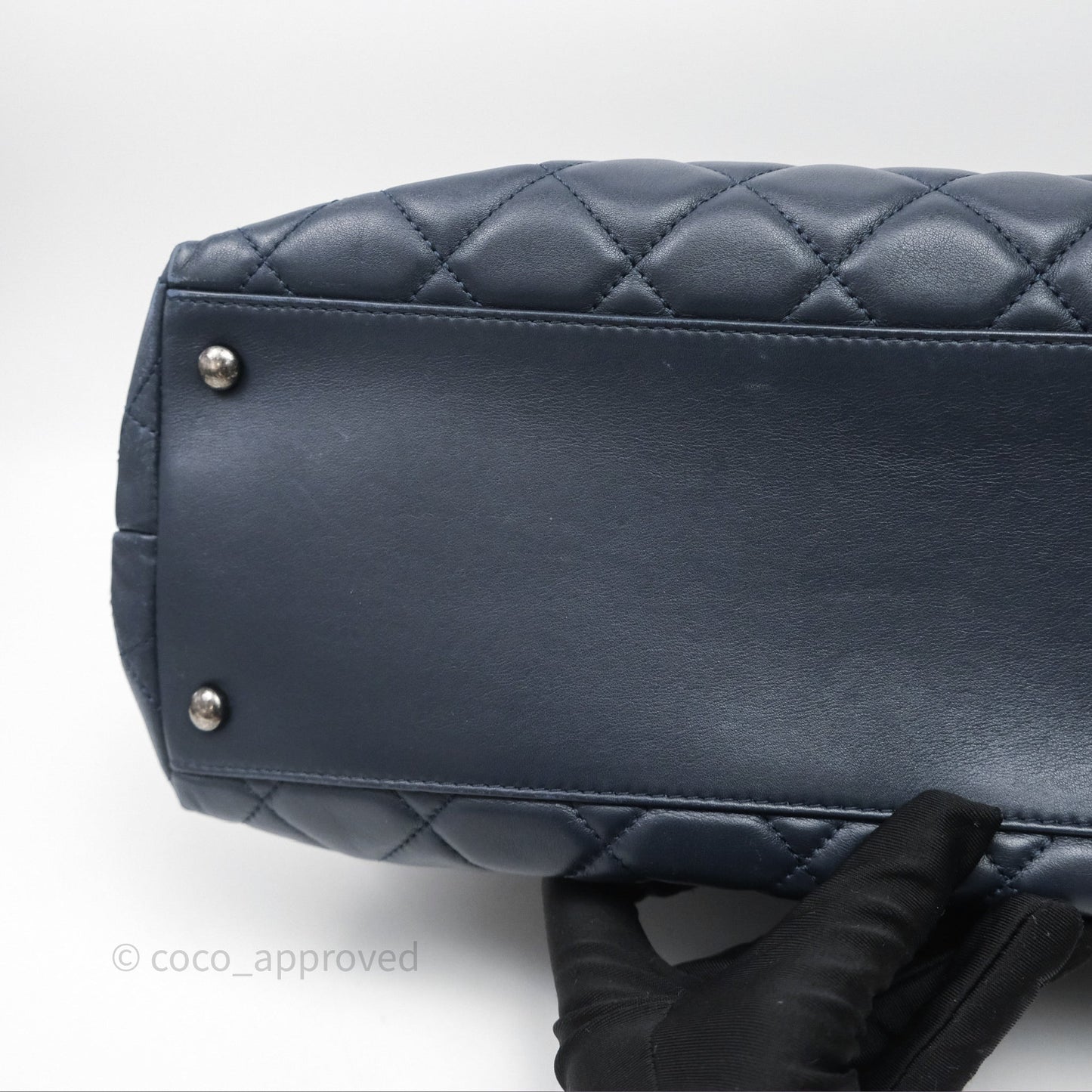Chanel Quilted Portobello Tote Bag Tweed Lambskin Ruthenium Hardware