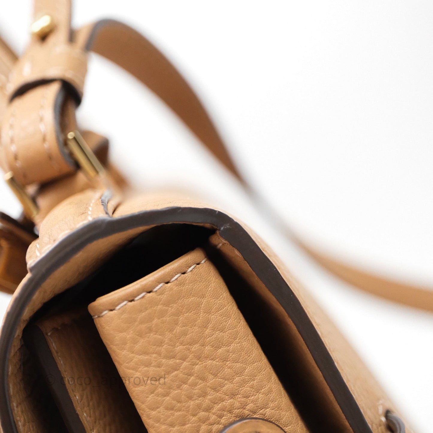 Delvaux Tempête Brown Supple Calfskin Gold Hardware