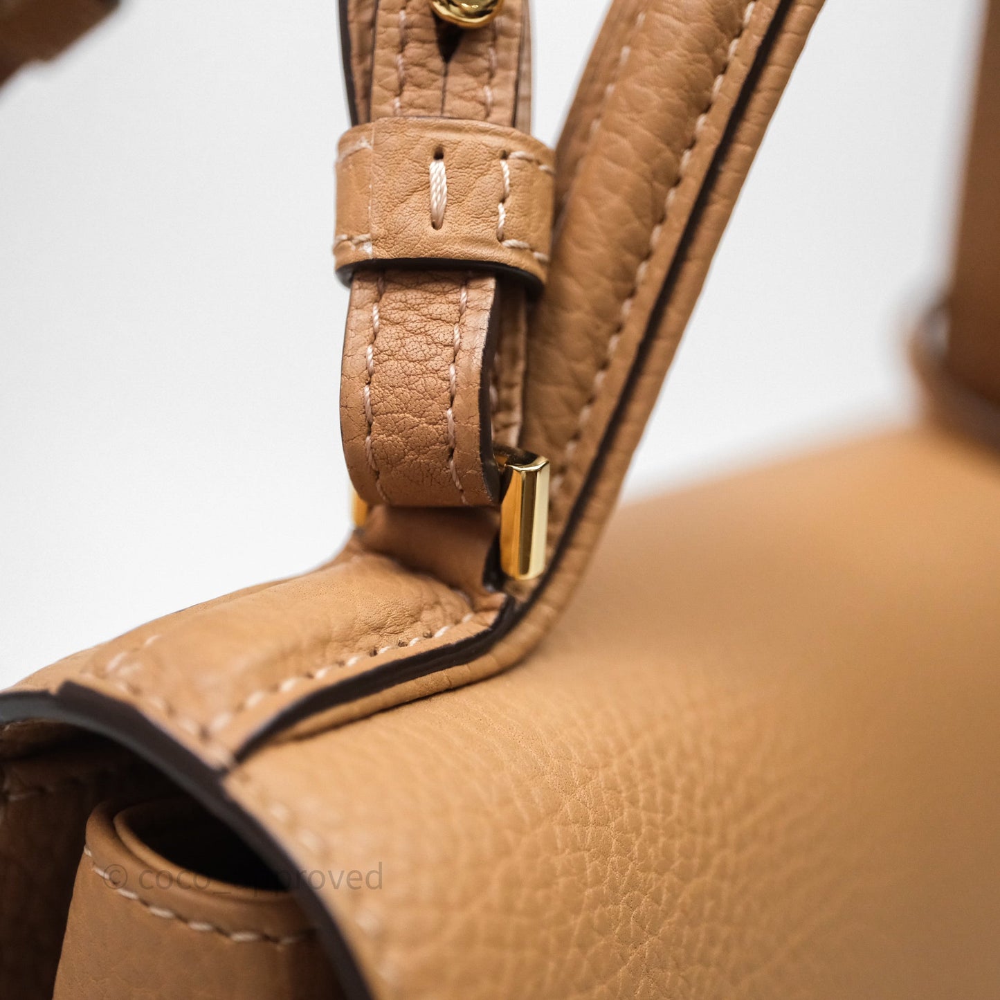 Delvaux Tempête Brown Supple Calfskin Gold Hardware