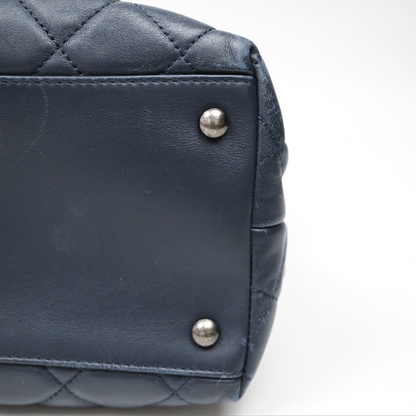 Chanel Quilted Portobello Tote Bag Tweed Lambskin Ruthenium Hardware