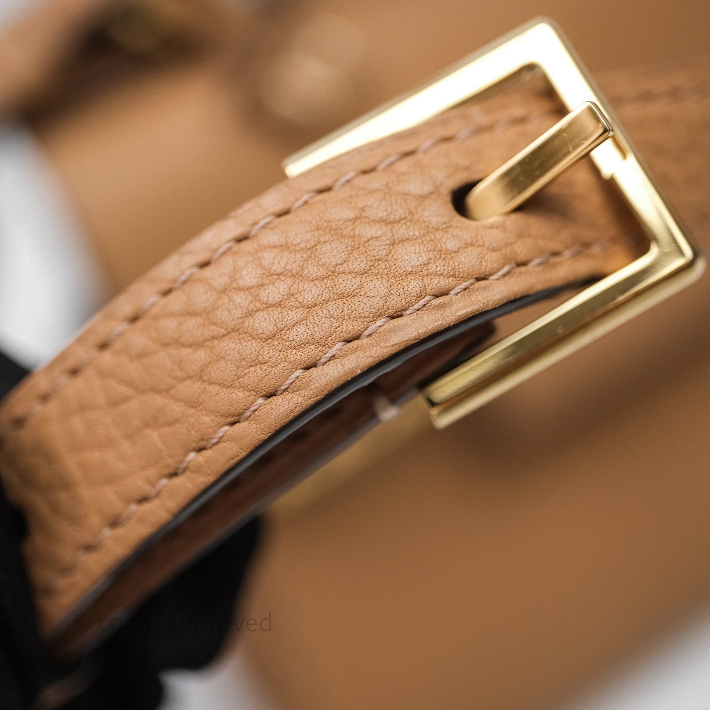 Delvaux Tempête Brown Supple Calfskin Gold Hardware