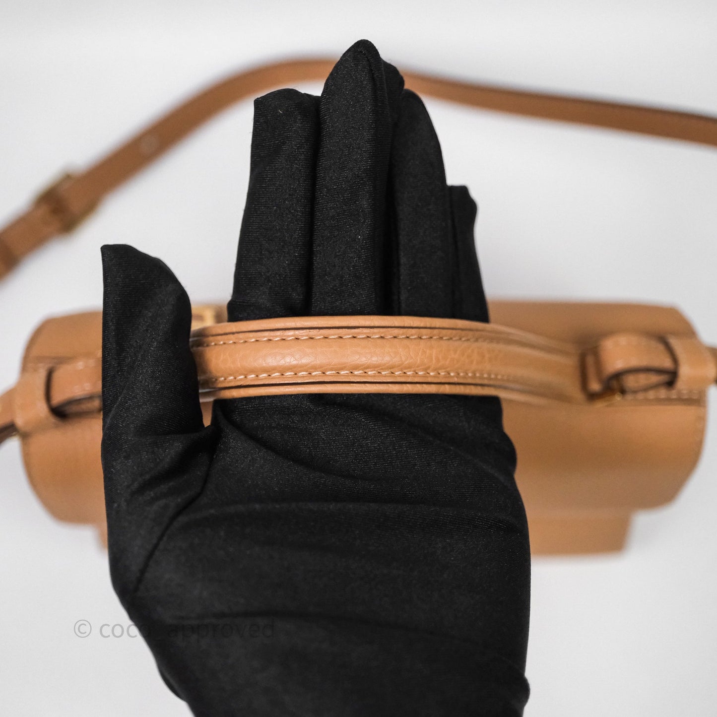 Delvaux Tempête Brown Supple Calfskin Gold Hardware