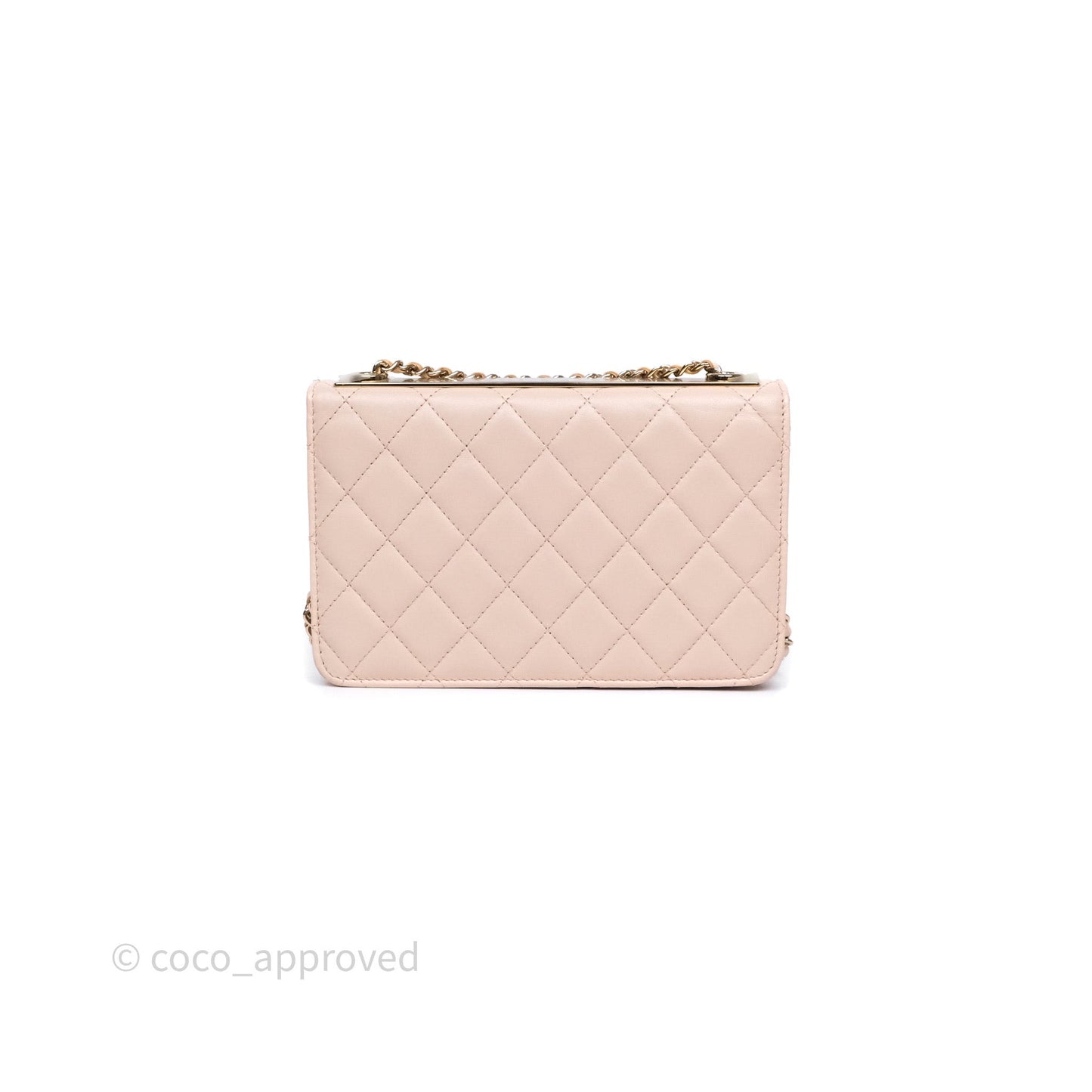 Chanel Trendy CC WOC Quilted Pink Lambskin Gold Hardware