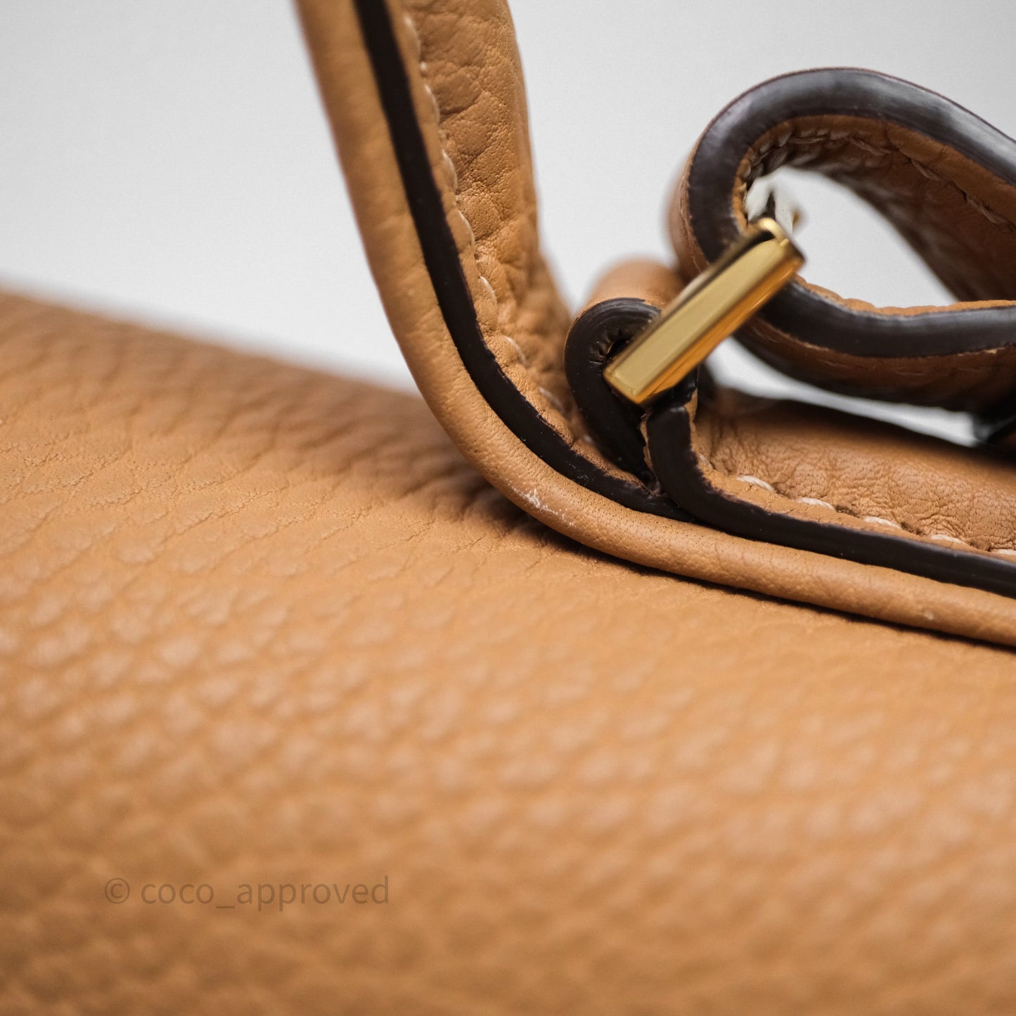 Delvaux Tempête Brown Supple Calfskin Gold Hardware