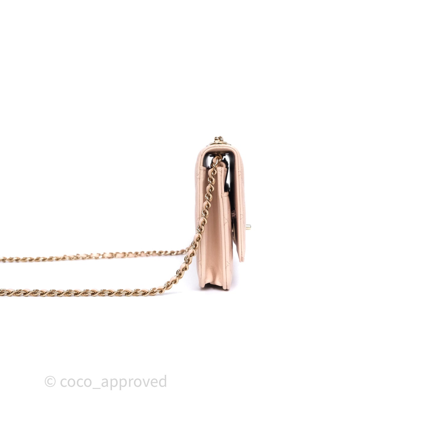 Chanel Trendy CC WOC Quilted Pink Lambskin Gold Hardware