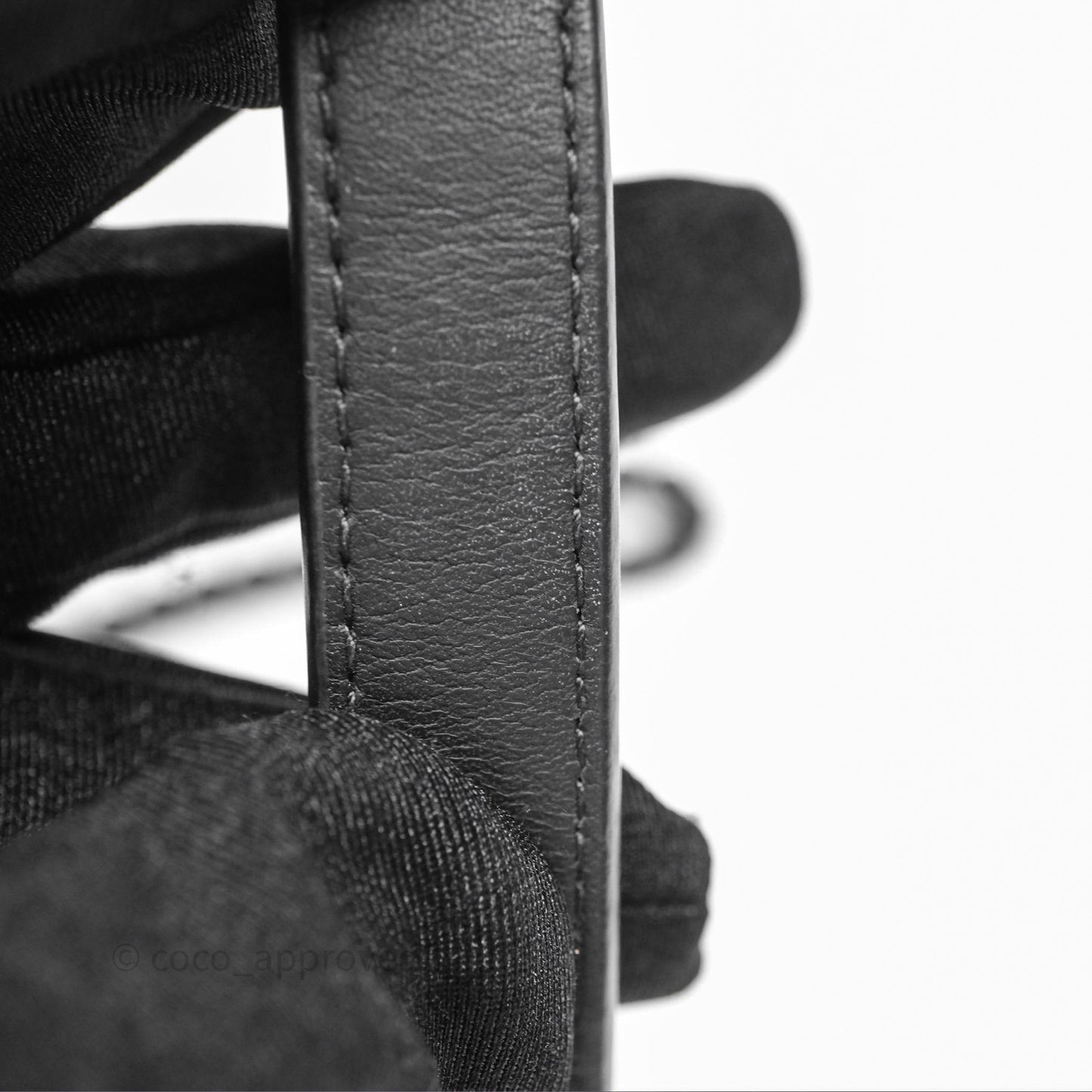 Christian Dior Mini Lady Dior Ultra Matte Black Cannage Calfskin