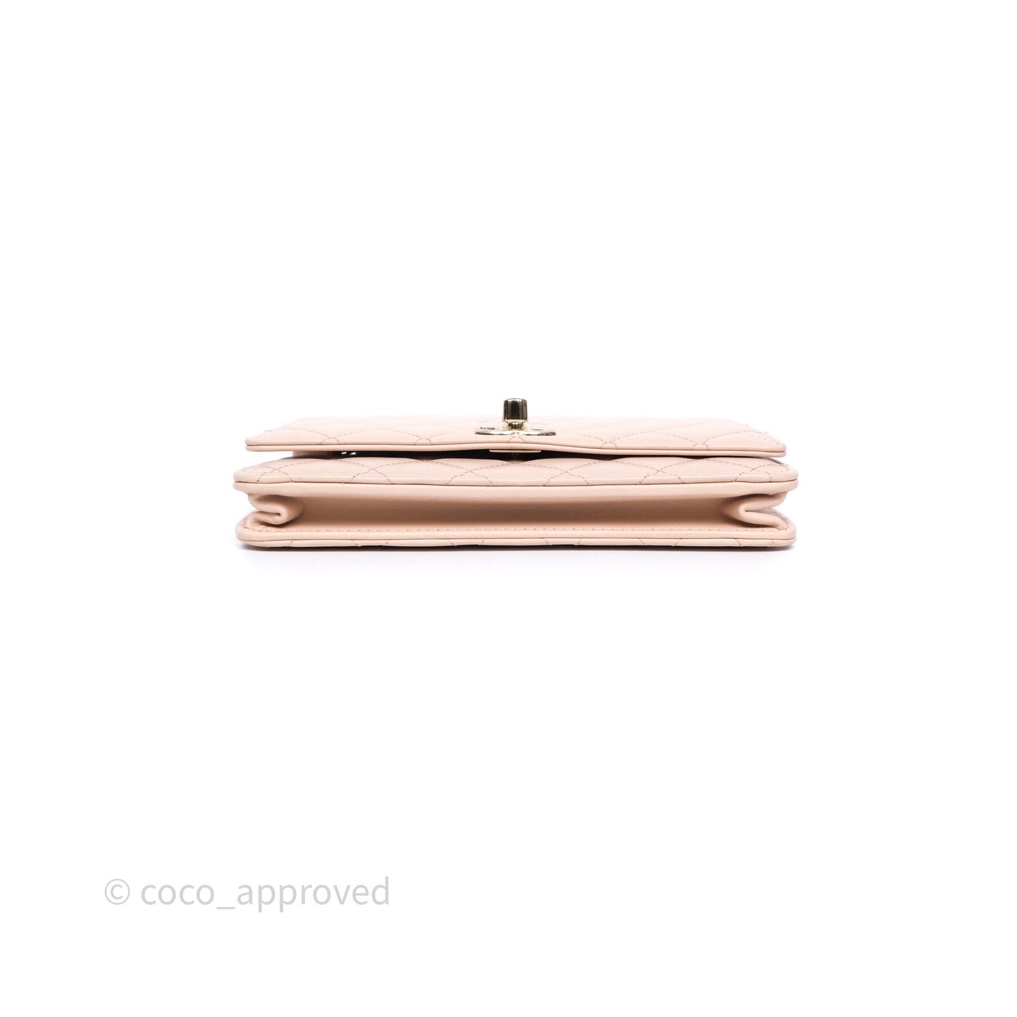 Chanel Trendy CC WOC Quilted Pink Lambskin Gold Hardware