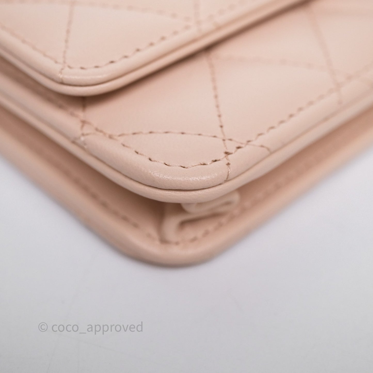 Chanel Trendy CC WOC Quilted Pink Lambskin Gold Hardware