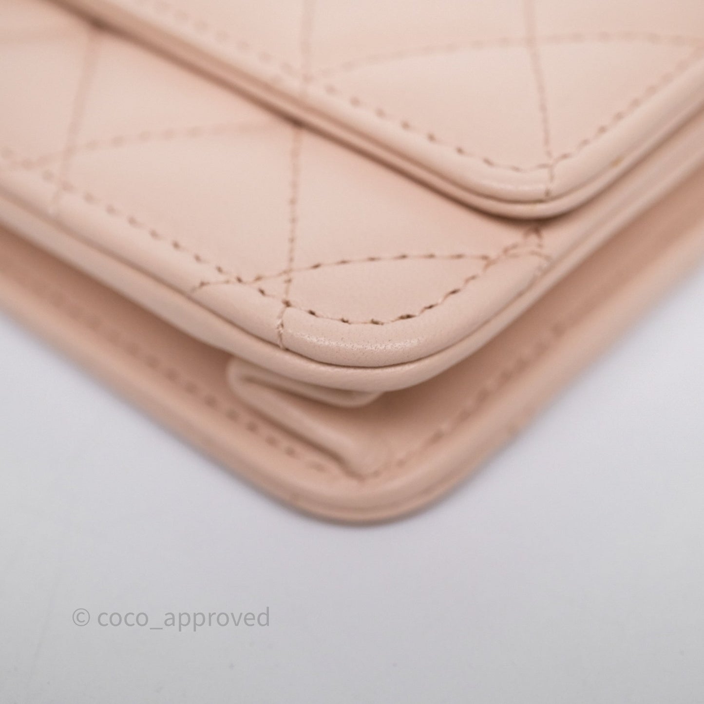 Chanel Trendy CC WOC Quilted Pink Lambskin Gold Hardware