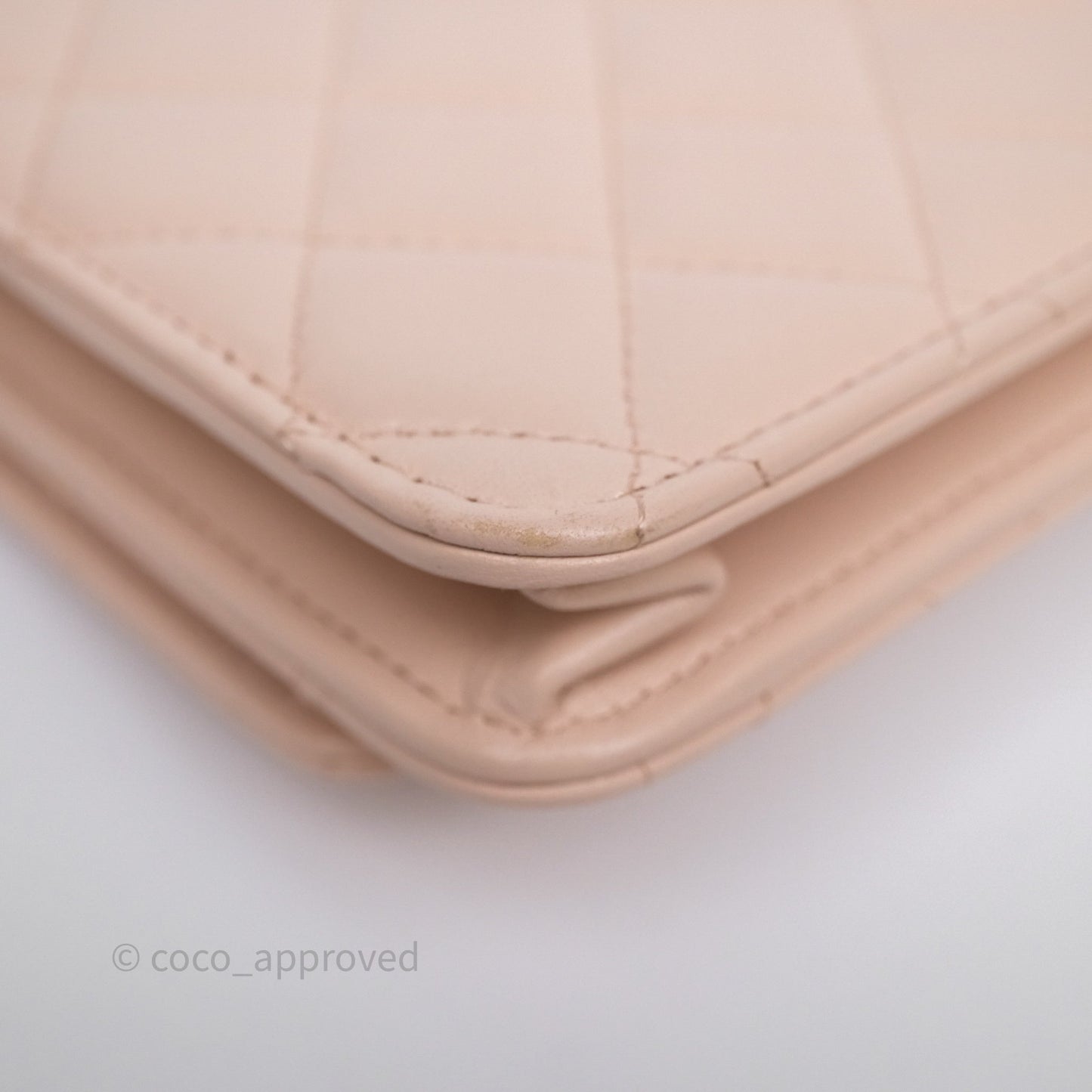 Chanel Trendy CC WOC Quilted Pink Lambskin Gold Hardware