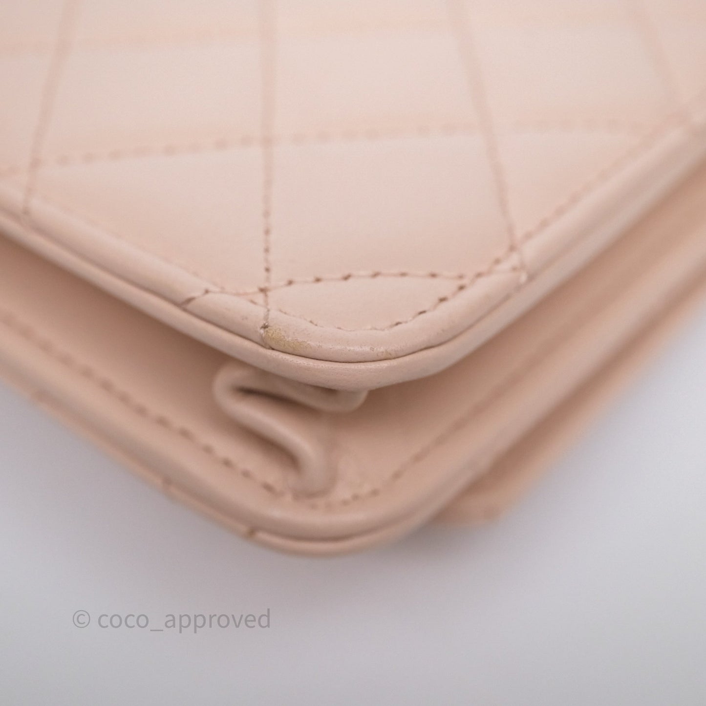 Chanel Trendy CC WOC Quilted Pink Lambskin Gold Hardware