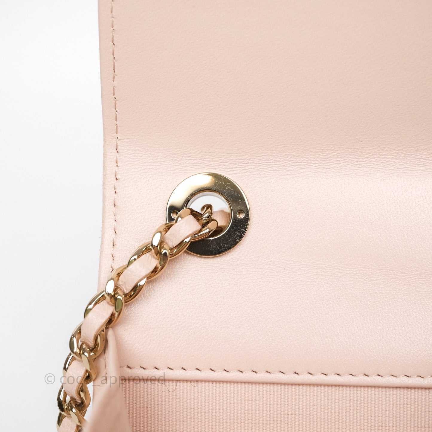 Chanel Trendy CC WOC Quilted Pink Lambskin Gold Hardware
