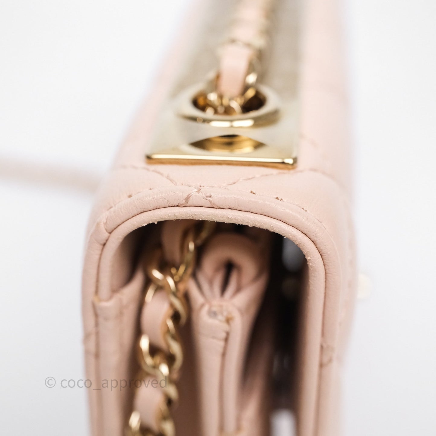 Chanel Trendy CC WOC Quilted Pink Lambskin Gold Hardware