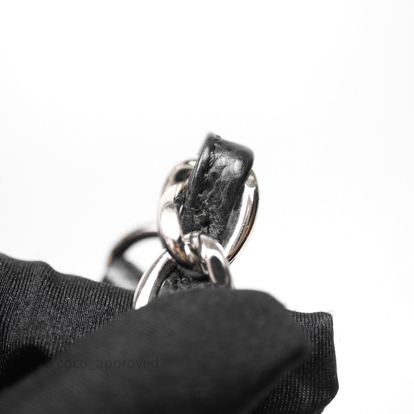 Chanel GST Black Caviar Silver Hardware