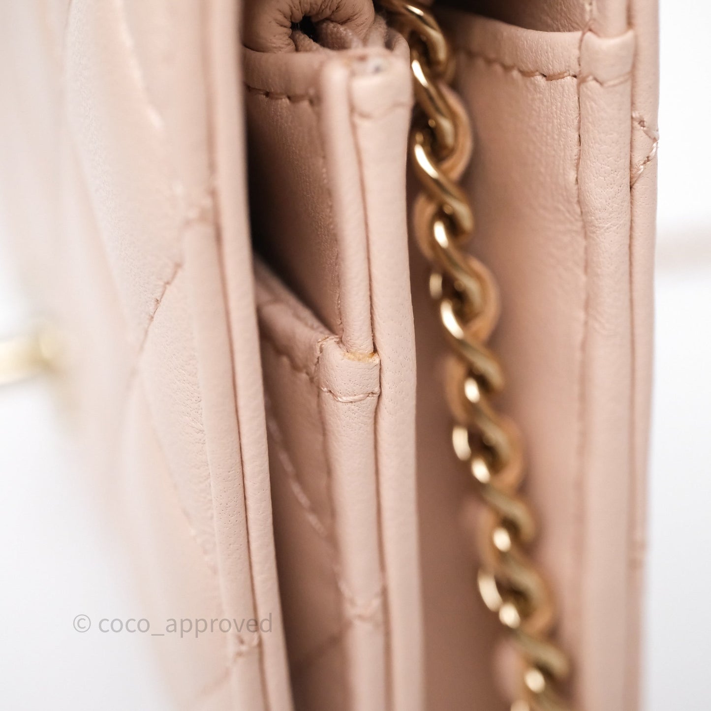 Chanel Trendy CC WOC Quilted Pink Lambskin Gold Hardware