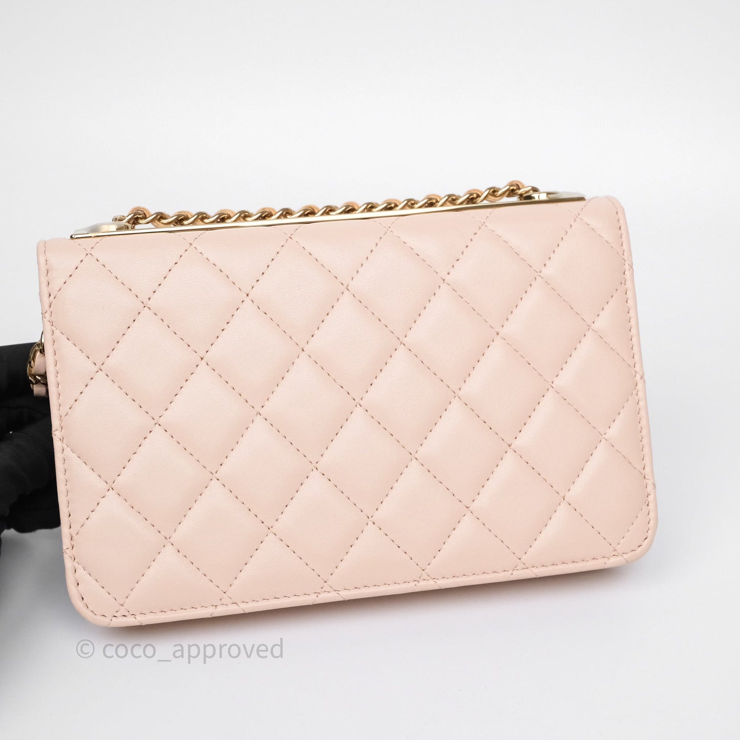 Chanel Trendy CC WOC Quilted Pink Lambskin Gold Hardware
