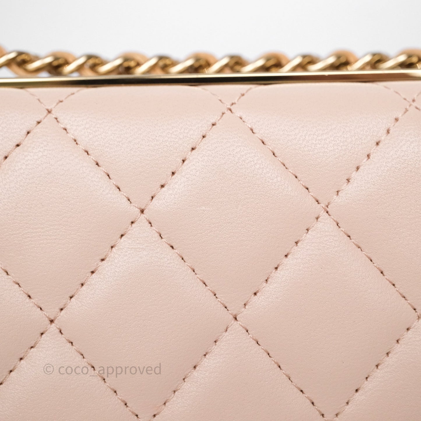 Chanel Trendy CC WOC Quilted Pink Lambskin Gold Hardware