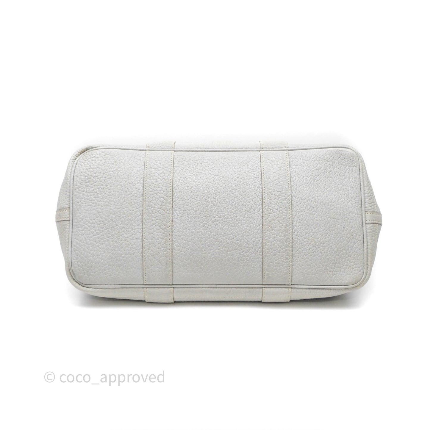 Hermes Garden Party 36 Bleu Grey Negonda Palladium Hardware