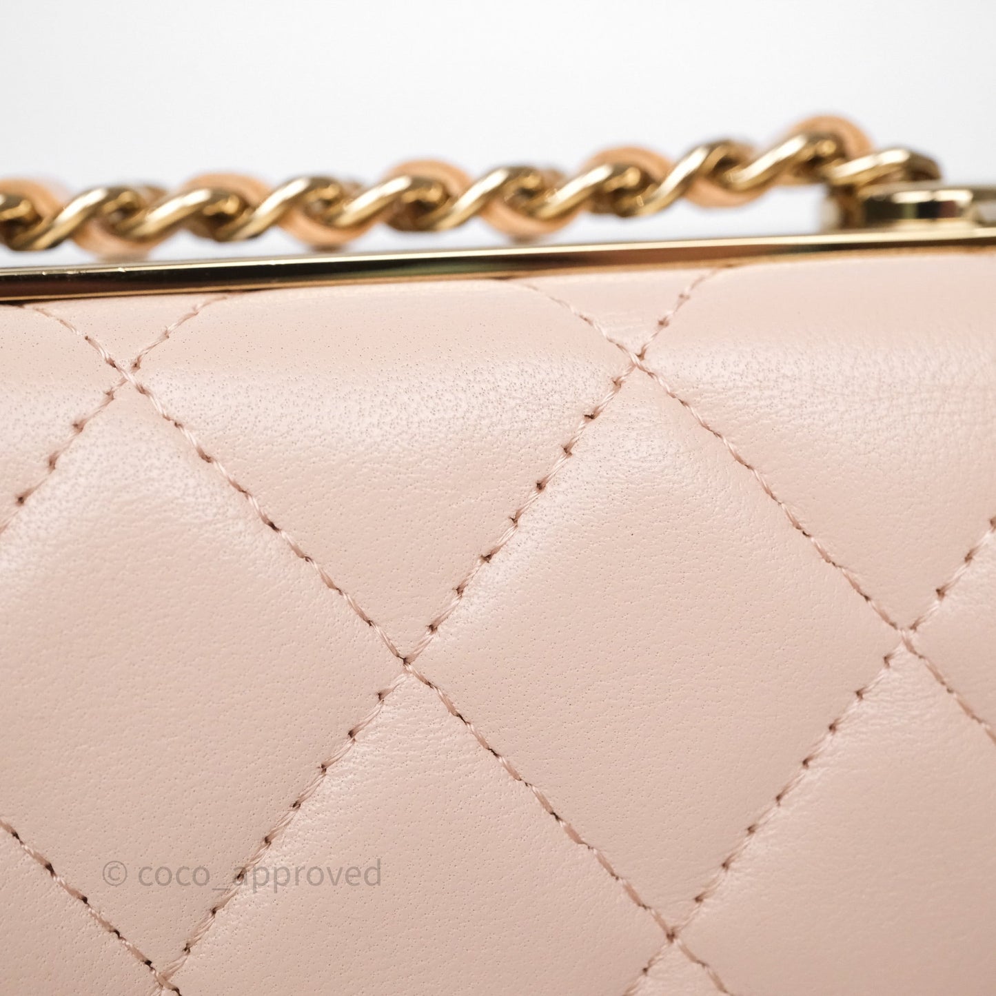 Chanel Trendy CC WOC Quilted Pink Lambskin Gold Hardware