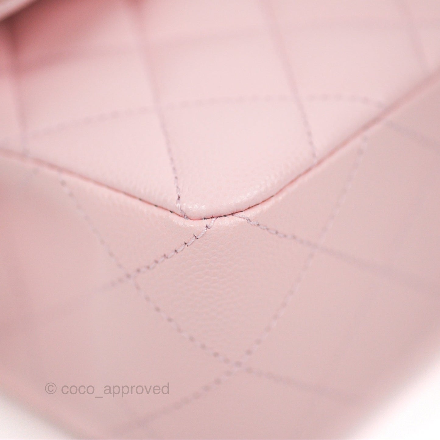 Chanel Small Classic Quilted Flap Light Pink Caviar Gold Hardware