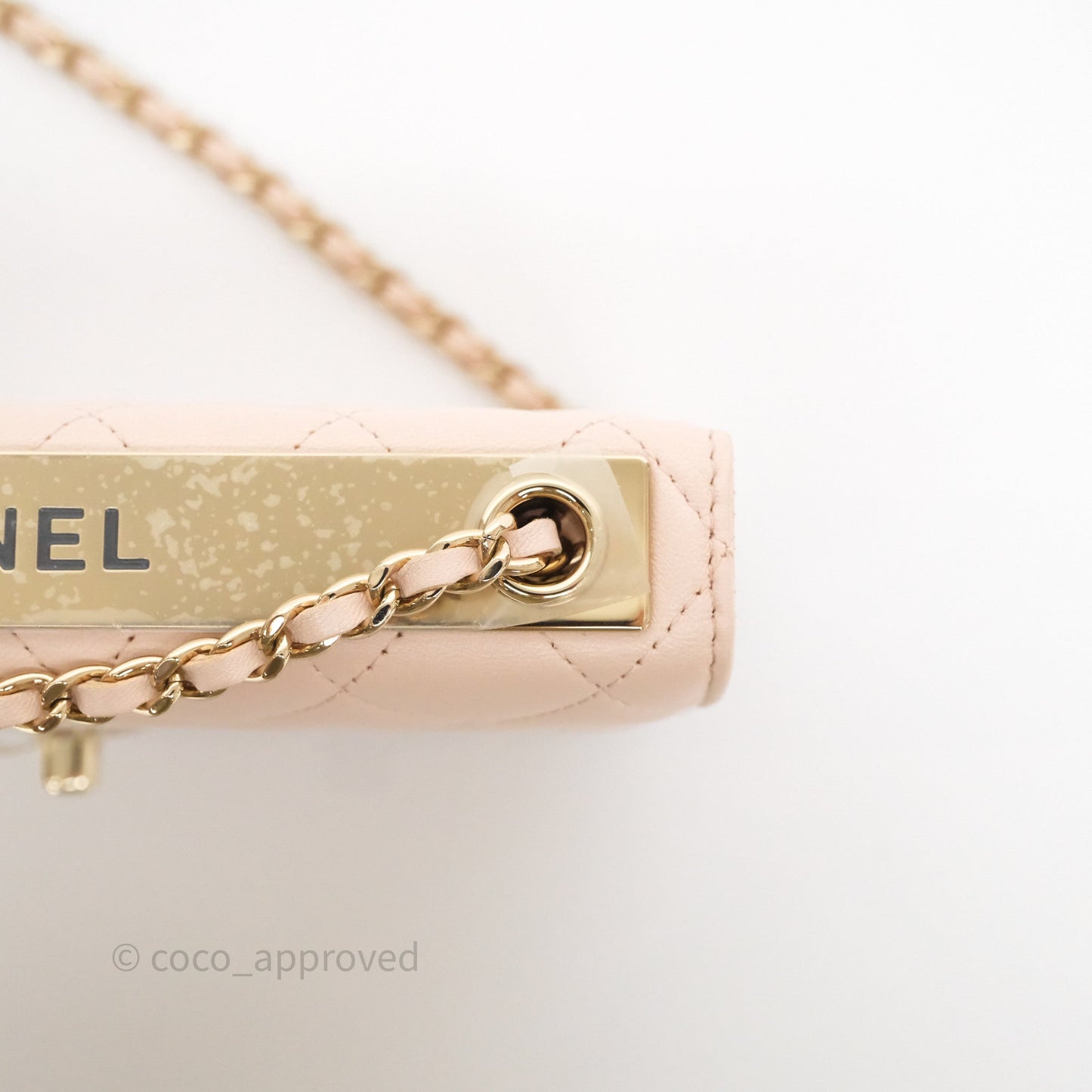 Chanel Trendy CC WOC Quilted Pink Lambskin Gold Hardware