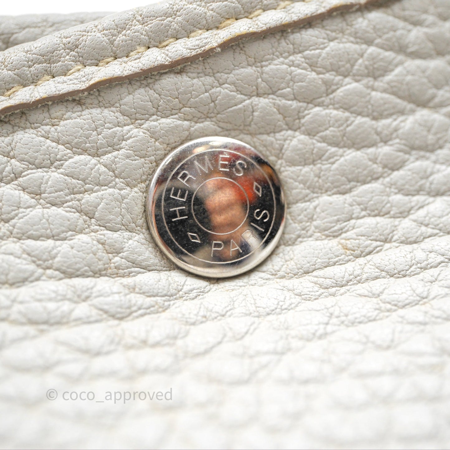 Hermes Garden Party 36 Bleu Grey Negonda Palladium Hardware