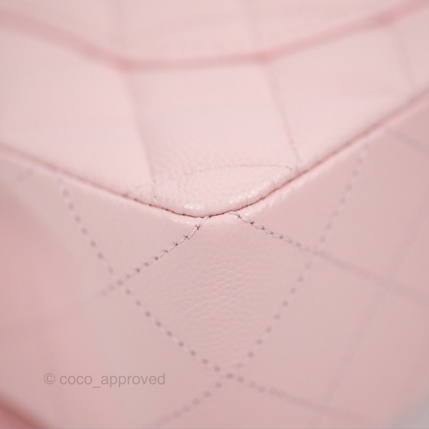Chanel Small Classic Quilted Flap Light Pink Caviar Gold Hardware