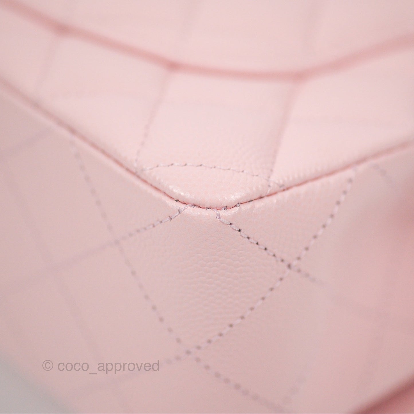 Chanel Small Classic Quilted Flap Light Pink Caviar Gold Hardware