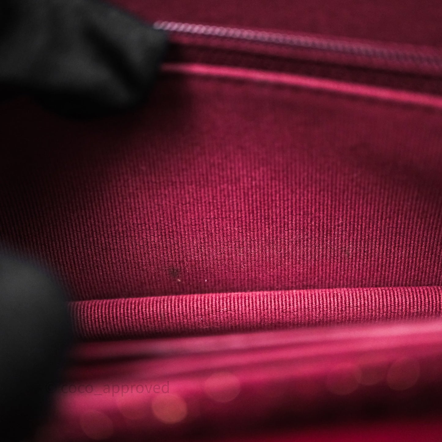 Chanel Clutch With Chain Red Tweed Aged Gold Hardware