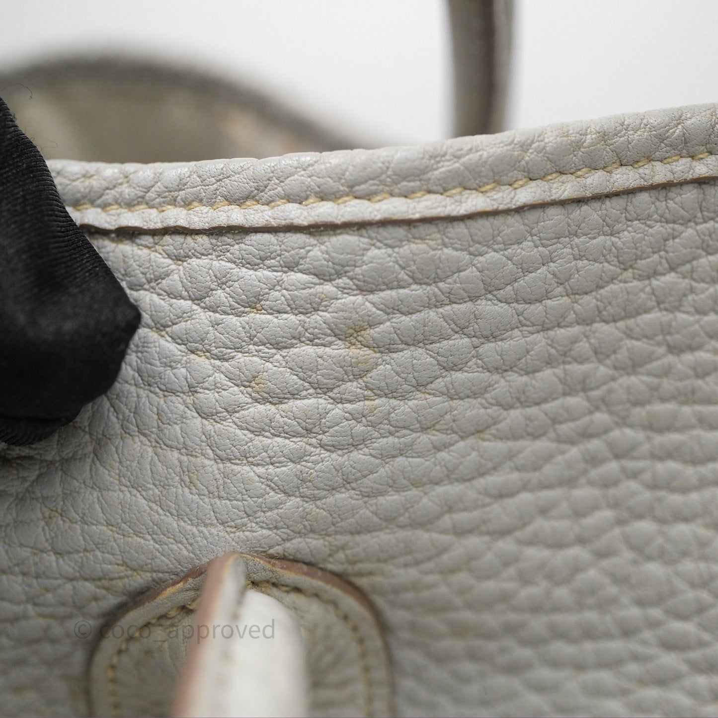 Hermes Garden Party 36 Bleu Grey Negonda Palladium Hardware