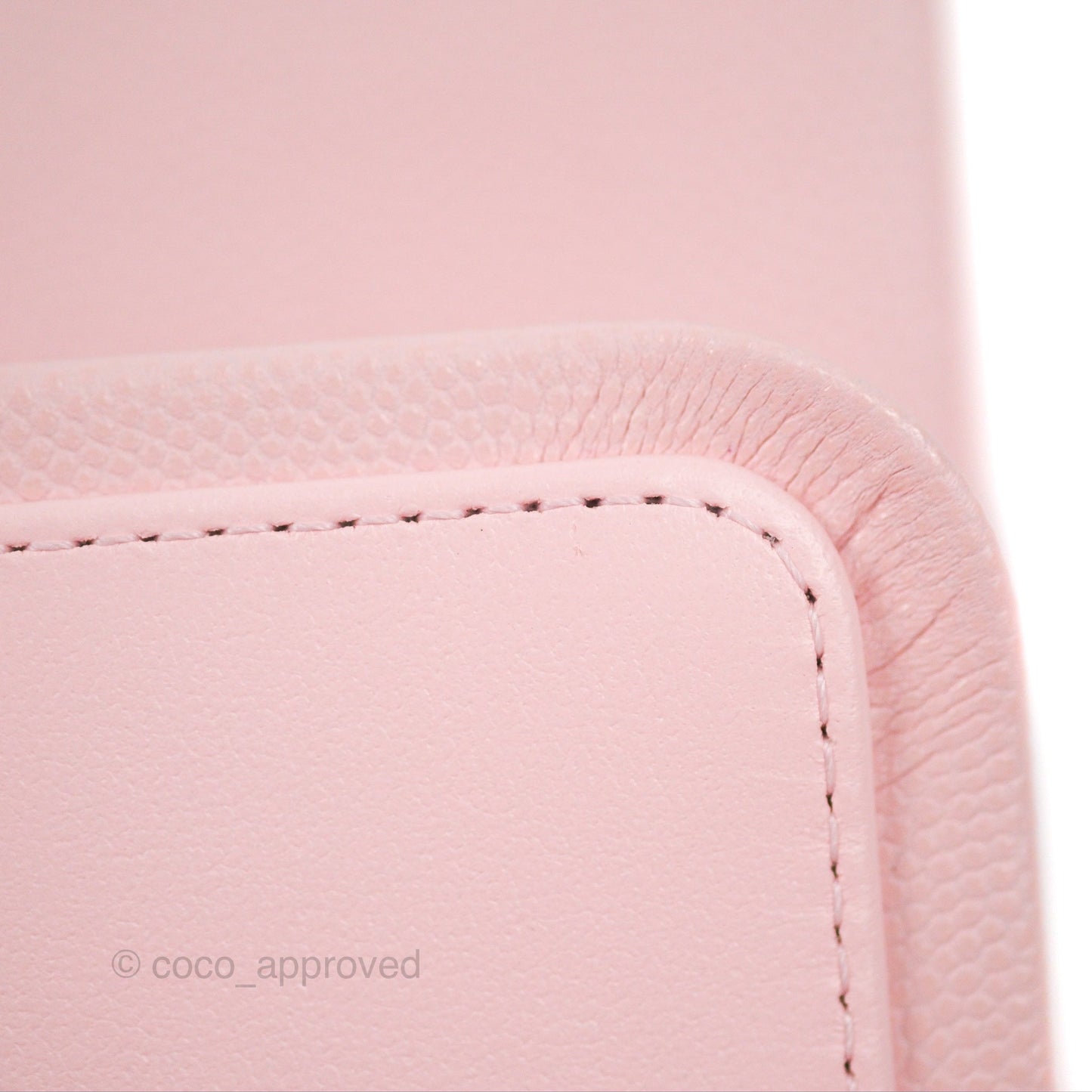 Chanel Small Classic Quilted Flap Light Pink Caviar Gold Hardware