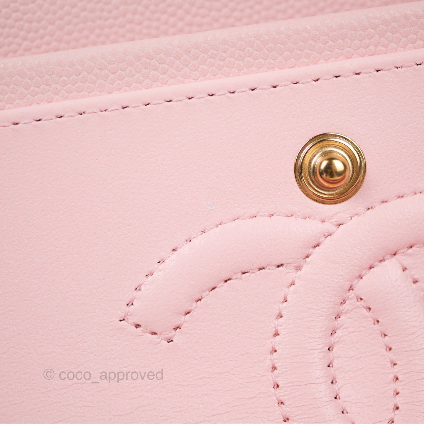 Chanel Small Classic Quilted Flap Light Pink Caviar Gold Hardware