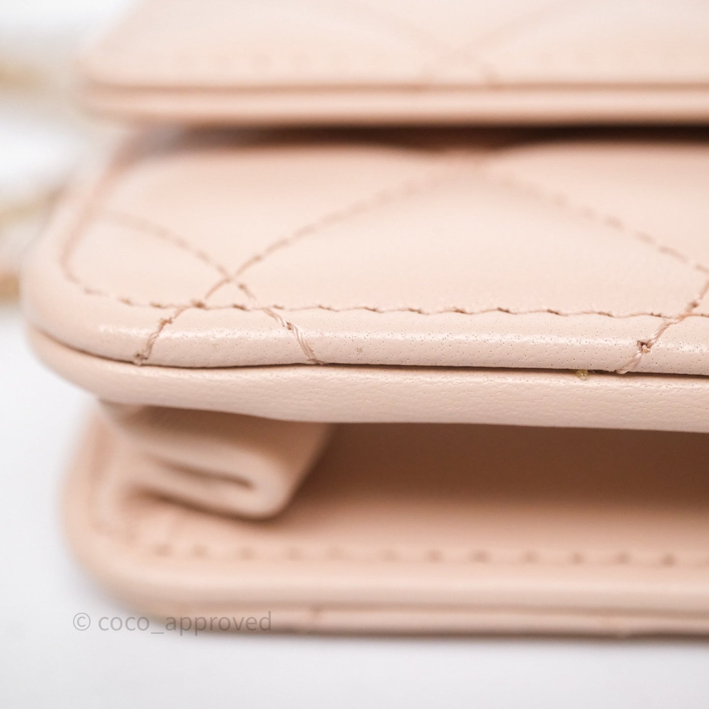 Chanel Trendy CC WOC Quilted Pink Lambskin Gold Hardware