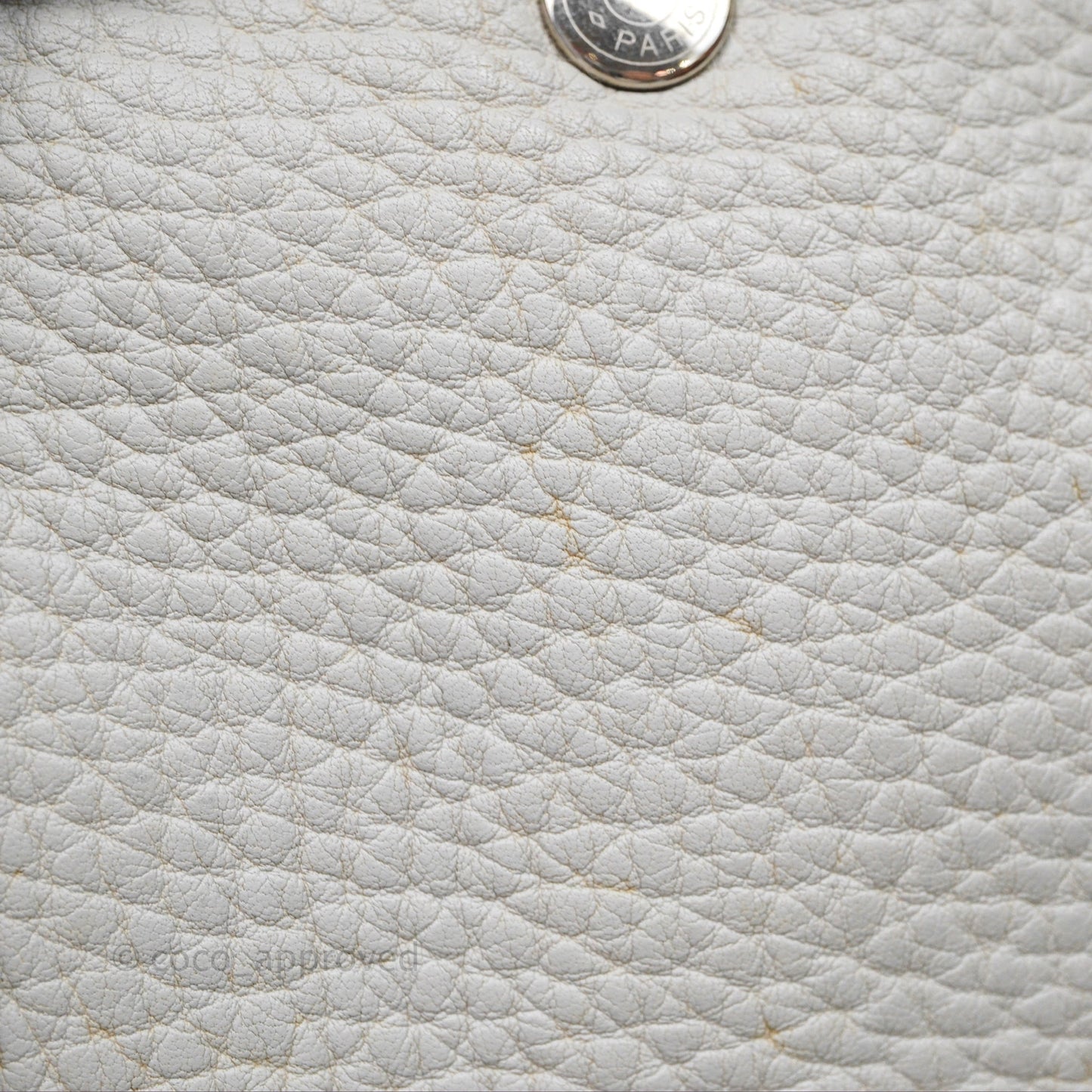 Hermes Garden Party 36 Bleu Grey Negonda Palladium Hardware