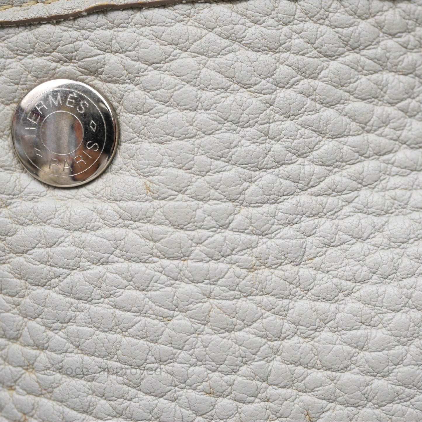 Hermes Garden Party 36 Bleu Grey Negonda Palladium Hardware