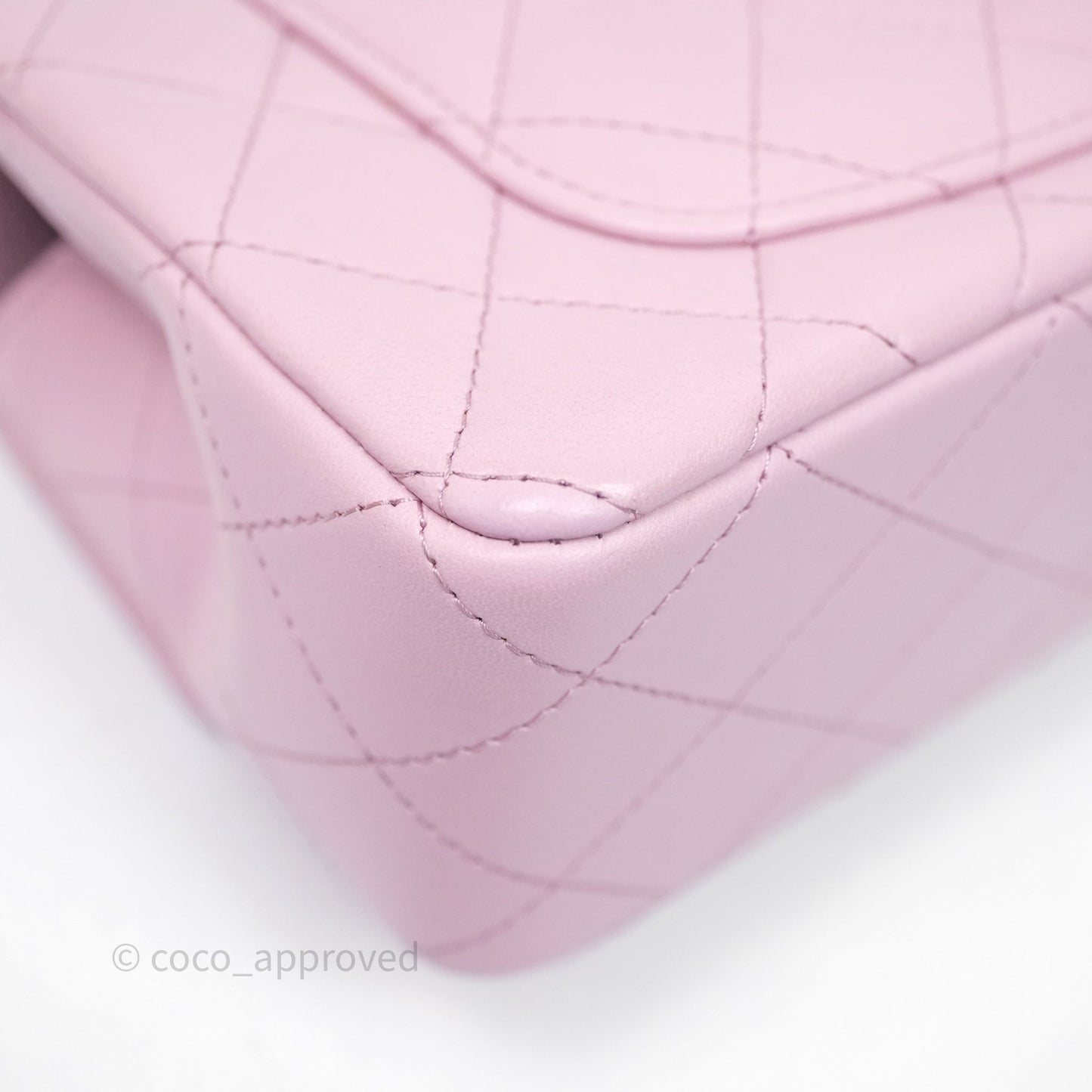 Chanel Top Handle Mini Rectangular Flap Lilac Pink Lambskin Gold Hardware