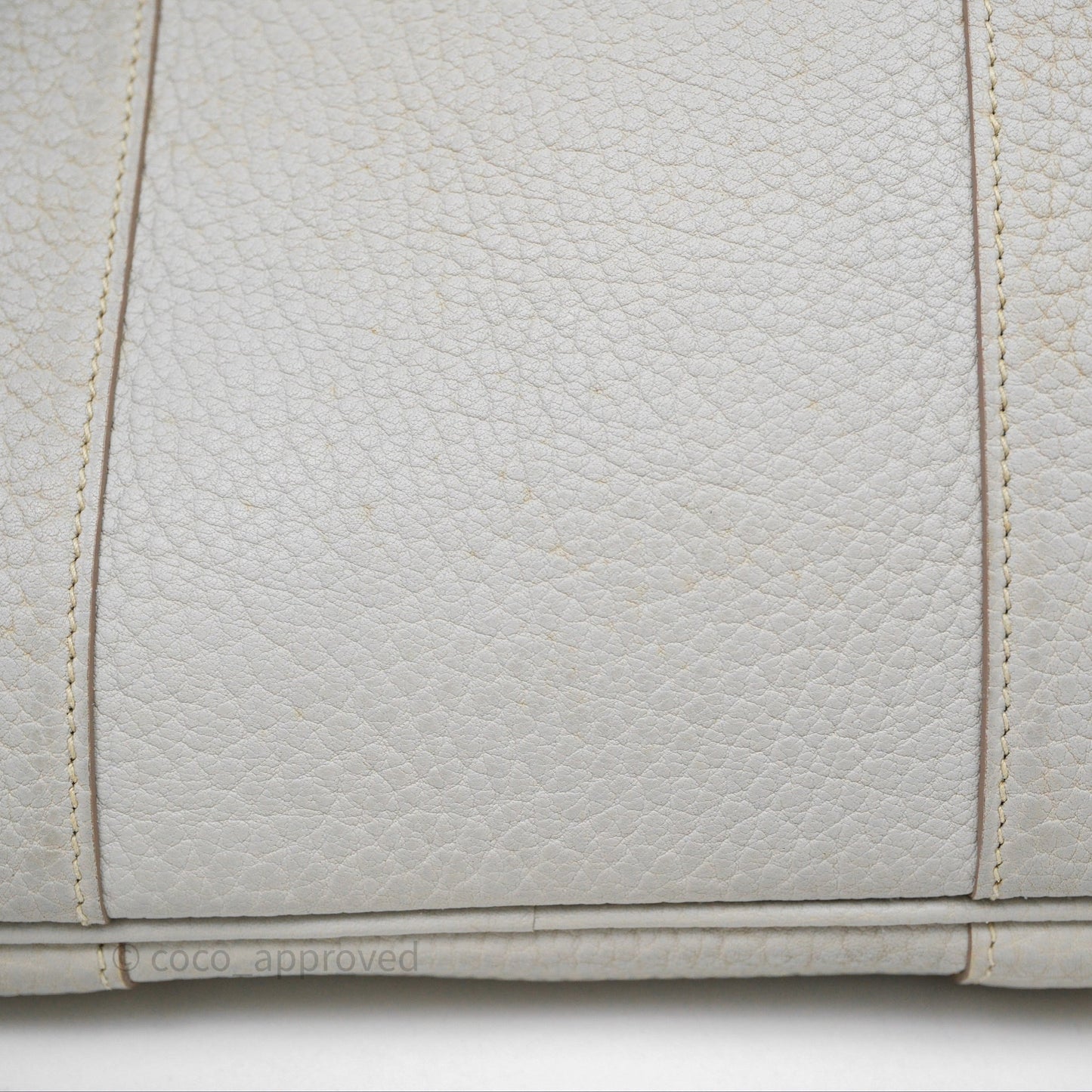 Hermes Garden Party 36 Bleu Grey Negonda Palladium Hardware