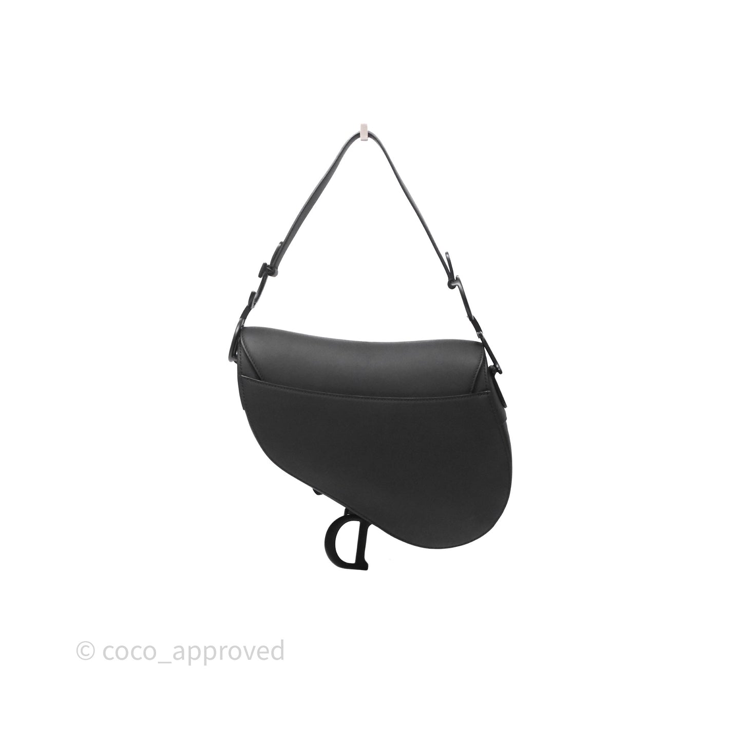 Christian Dior Saddle Bag So Black Matte Calfskin