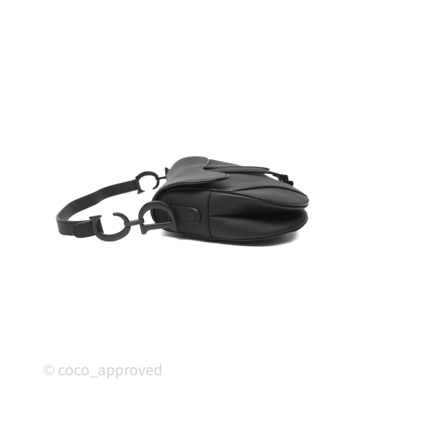 Christian Dior Saddle Bag So Black Matte Calfskin